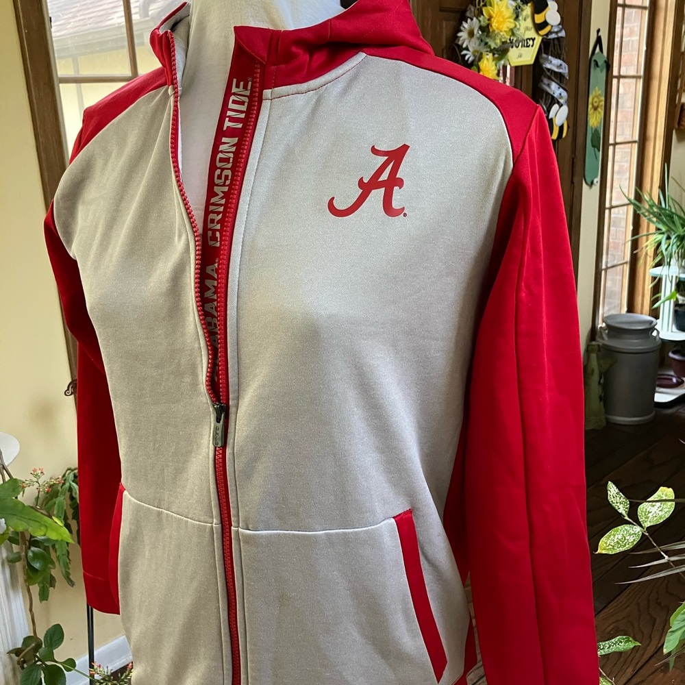 Alabama Crimson Tide Women's Red and Gray Jacket